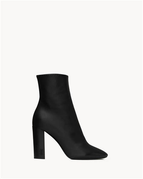 ysl lou ankle boots.